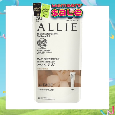 ALLIE - Chrono Beauty Color Tuning UV 03 Sheer Beige Sunscreen SPF50+ PA++++ (For Face Only) 40g