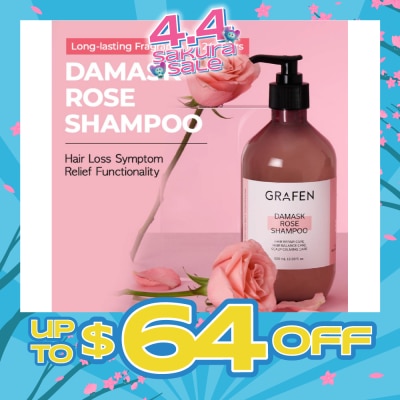GRAFEN - Damask Rose Shampoo (For Hair Loss Alleviation) 500ml