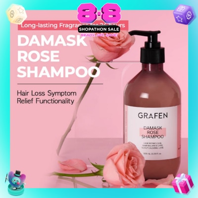 GRAFEN - Damask Rose Shampoo (For Hair Loss Alleviation) 500ml