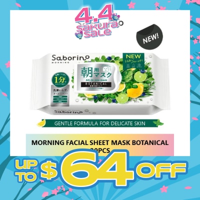 SABORINO - Morning Facial Sheet Mask Botanical 30s
