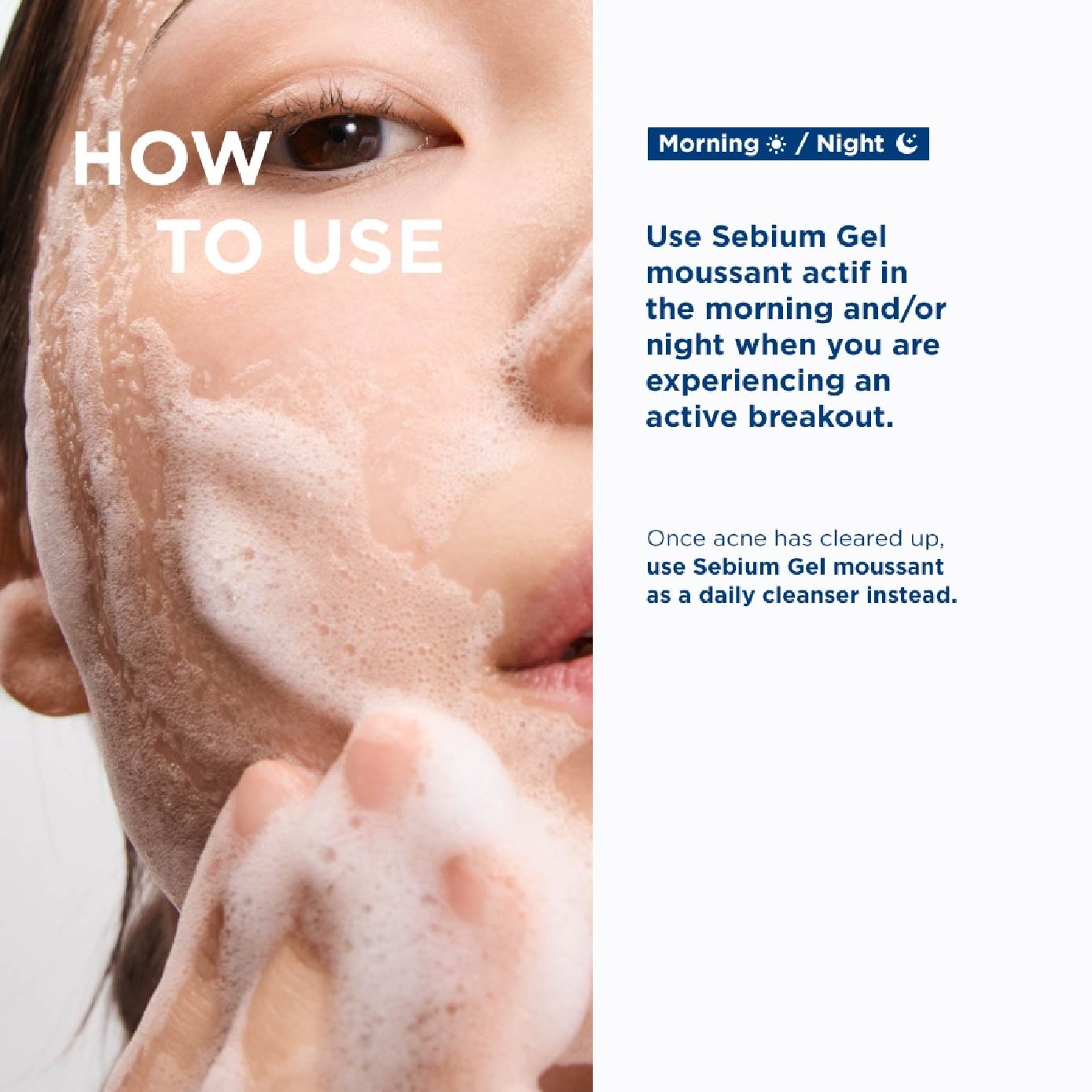 Sebium Gel Moussant Actif Anti-Acne Treatment Foaming Gel Cleanser (Helps To Reduce Acne & Blackheads For Oily, Acne-Prone Skin) 200ml image