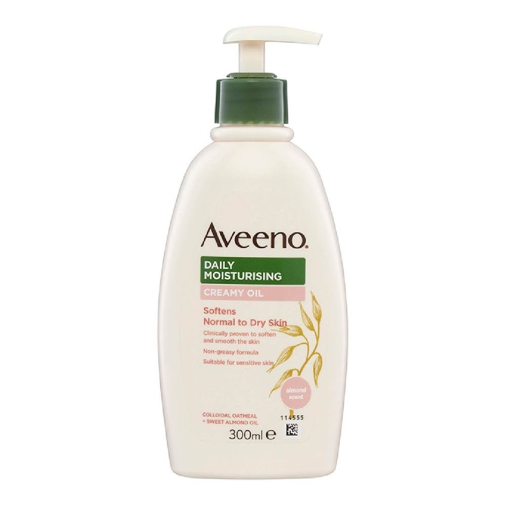 Daily Moisturizing Creamy Oil Almond Scent Lotion (Helps Prevent, Protect And Nourish Dry Skin) 300ml