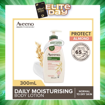 AVEENO - Daily Moisturizing Creamy Oil Almond Scent Lotion (Helps Prevent, Protect And Nourish Dry Skin) 300ml