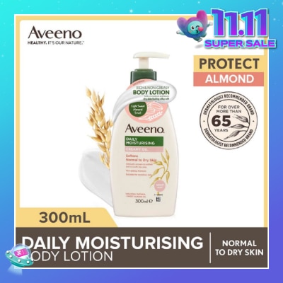 AVEENO Daily Moisturizing Creamy Oil Almond Scent Lotion (Helps Prevent, Protect And Nourish Dry Skin) 300ml