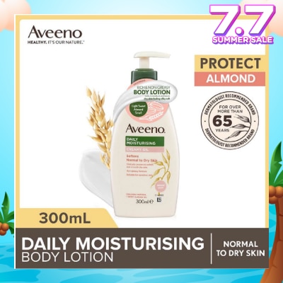 AVEENO Daily Moisturizing Creamy Oil Almond Scent Lotion (Helps Prevent, Protect And Nourish Dry Skin) 300ml