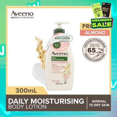 AVEENO Daily Moisturizing Creamy Oil Almond Scent Lotion (Helps Prevent, Protect And Nourish Dry Skin) 300ml
