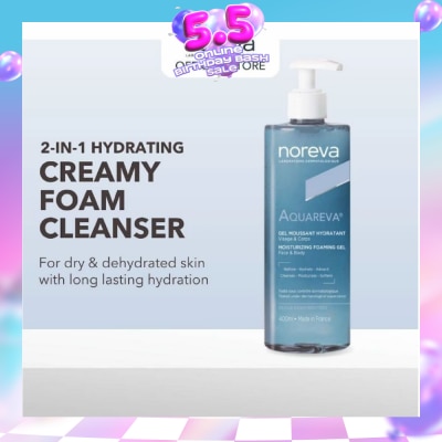 NOREVA - Aquareva Moisturizing Foaming Gel for Face & Body 400ml