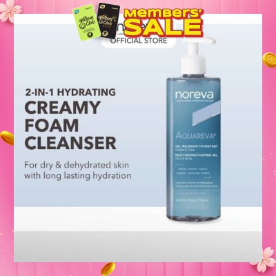 NOREVA Aquareva Moisturizing Foaming Gel for Face & Body 400ml