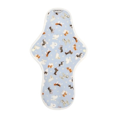 HANNAHPAD Organic Cotton Cloth Pad Overnight Large Puppy (with Wings + Washable & Reusable) 1s