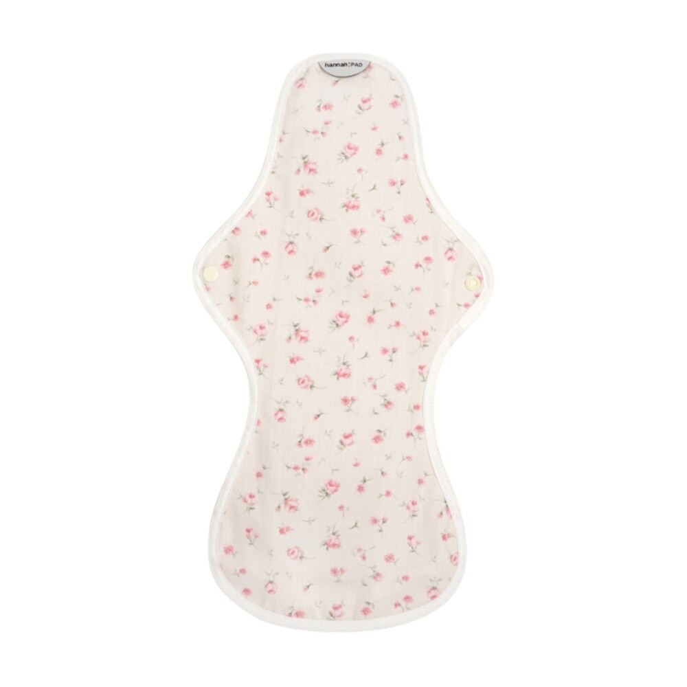 Organic Cotton Cloth Pad Ultra Overnight Propose Pink (with Wings + Washable & Reusable) 1s