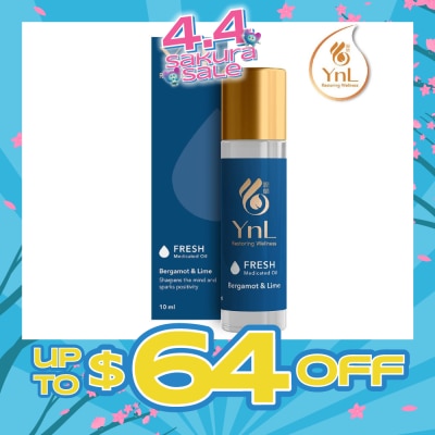 YnL - YnL Aromatherapy Medicated Oil 10ml (Fresh: Bergamot & Lime)