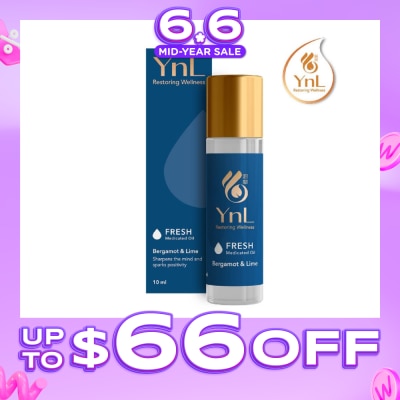YnL - YnL Aromatherapy Medicated Oil 10ml (Fresh: Bergamot & Lime)