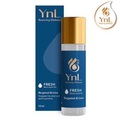 YnL YnL Aromatherapy Medicated Oil 10ml (Fresh: Bergamot & Lime)