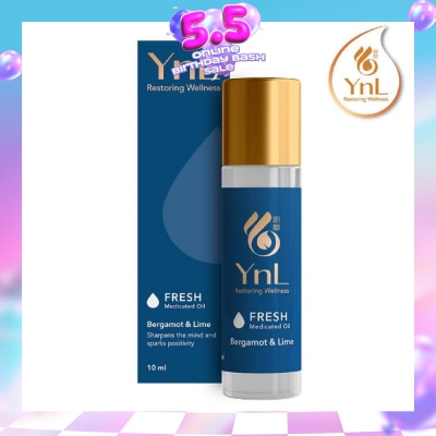 YnL - YnL Aromatherapy Medicated Oil 10ml (Fresh: Bergamot & Lime)