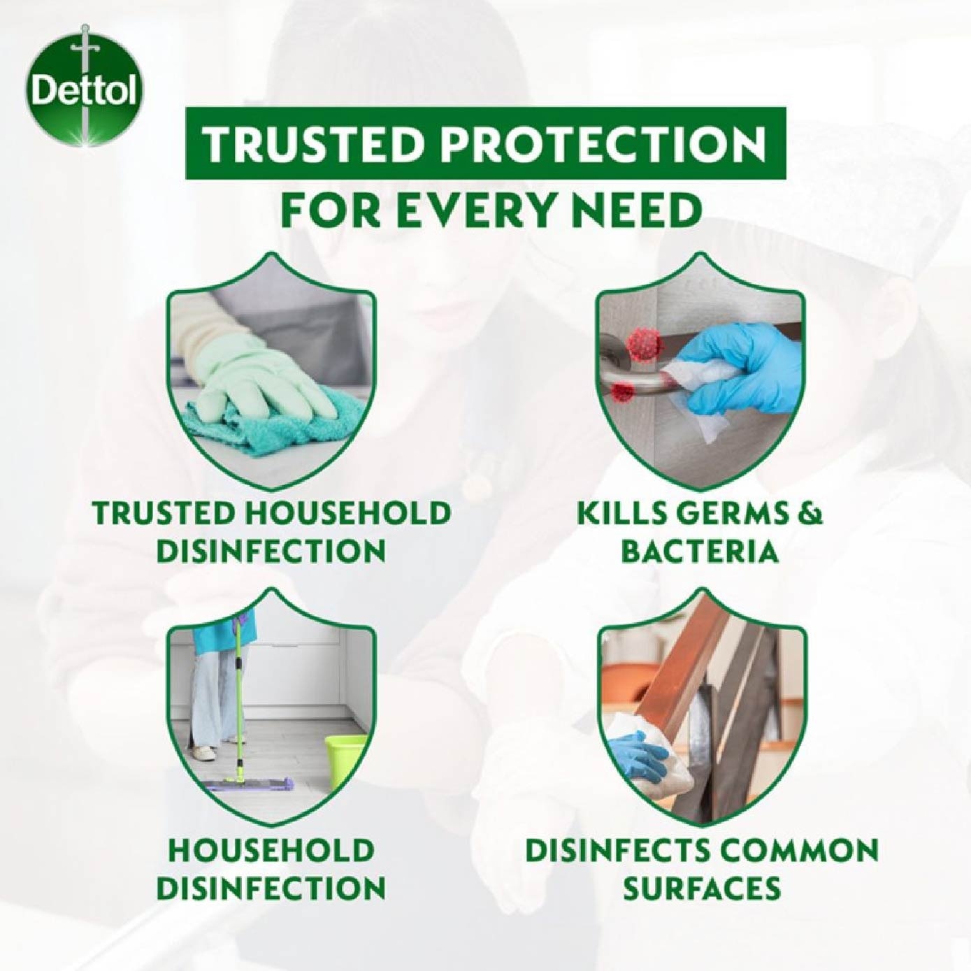 Antibacterial Disinfectant Multi-Use Antiseptic Liquid 500ml
