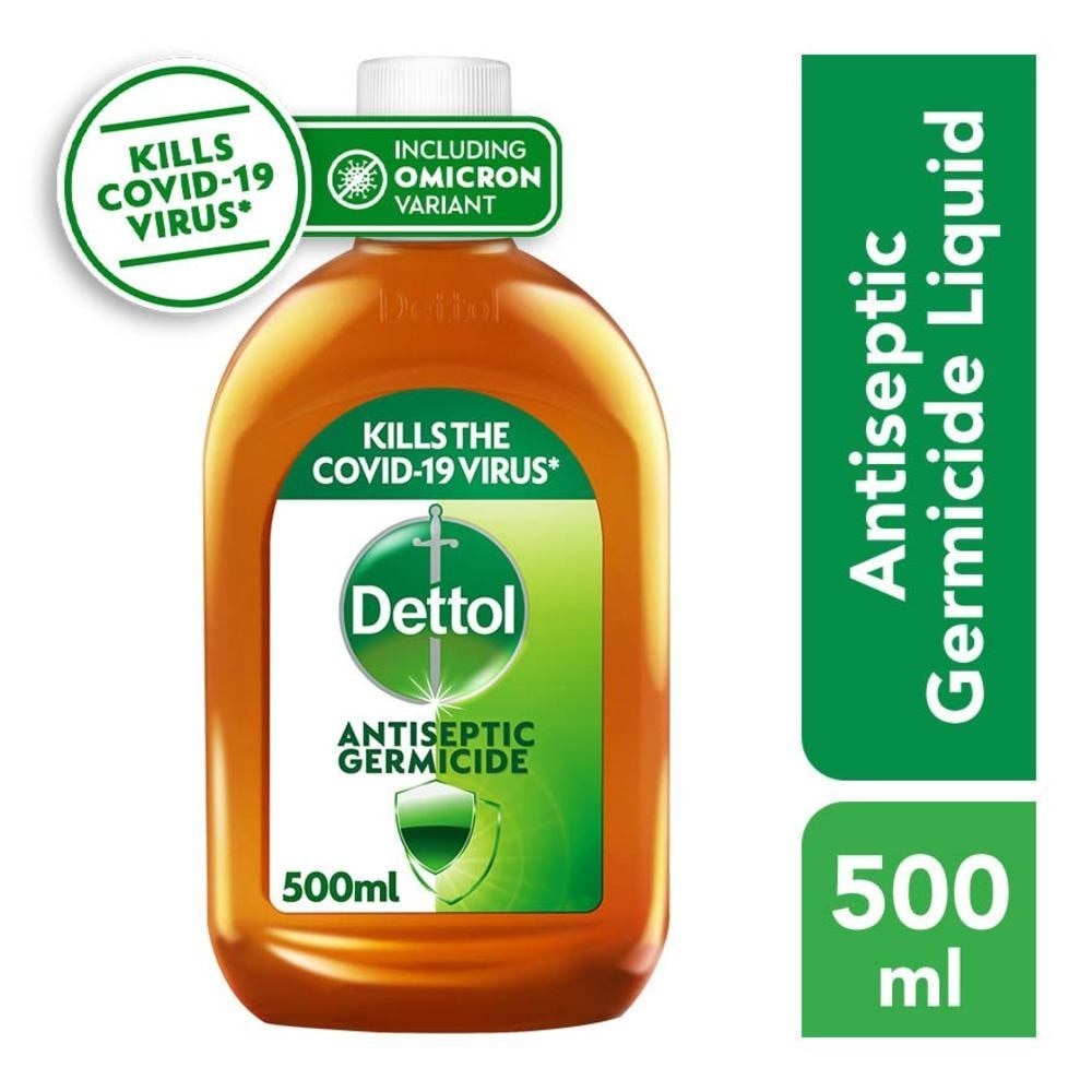 Antiseptic Germicide Liquid (Kills 99.9% Germs) 500ml