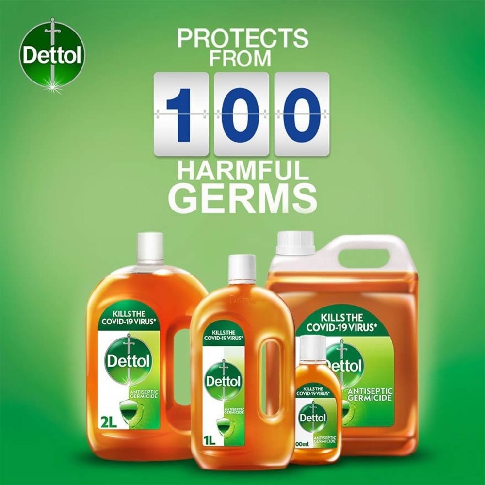 Antiseptic Germicide Liquid (Kills 99.9% Germs) 500ml