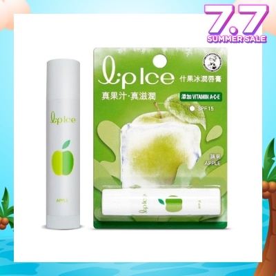 MENTHOLATUM LIP LIPICE Fruity Apple (UV Protection, fruity scent, Moisturizes and protects, icy mint extract) 3.5g