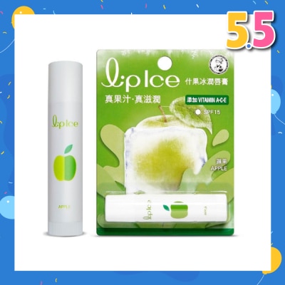 MENTHOLATUM LIP LIPICE Fruity Apple (UV Protection, fruity scent, Moisturizes and protects, icy mint extract) 3.5g