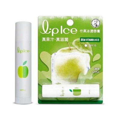 MENTHOLATUM LIP LIPICE Fruity Apple (UV Protection, fruity scent, Moisturizes and protects, icy mint extract) 3.5g