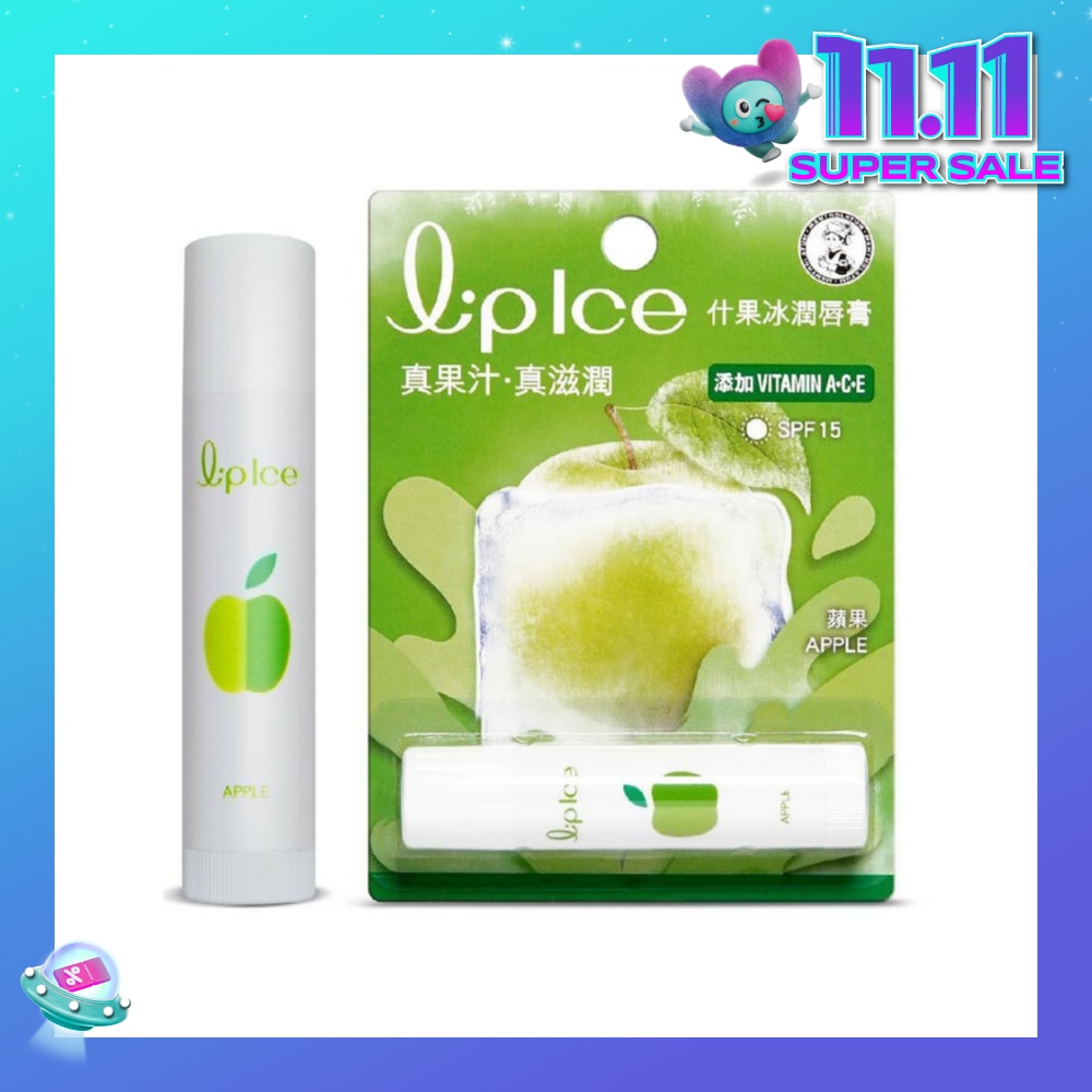LIPICE Fruity Apple (UV Protection, fruity scent, Moisturizes and protects, icy mint extract) 3.5g