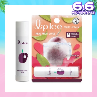 MENTHOLATUM LIP Lipice Fruity Passion Fruit (UV Protection + Fruity Scent + Moisturizes & Protects + Icy Mint Extract) 3.5g