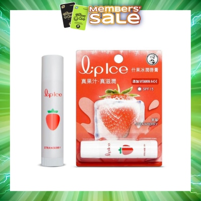 MENTHOLATUM LIP - LIPICE Fruity Strawberry (UV Protection, fruity scent, Moisturizes and protects, icy mint extract) 3.5g