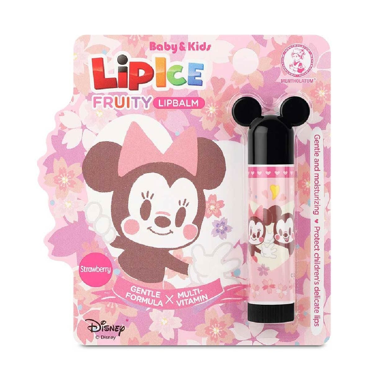 LIPICE Baby & Kids Strawberry (UV Protection, Gentle Formulation, extra care for children's delicate lips)3.5g