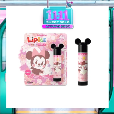 MENTHOLATUM LIP LIPICE Baby & Kids Strawberry (UV Protection, Gentle Formulation, extra care for children's delicate lips)3.5g image
