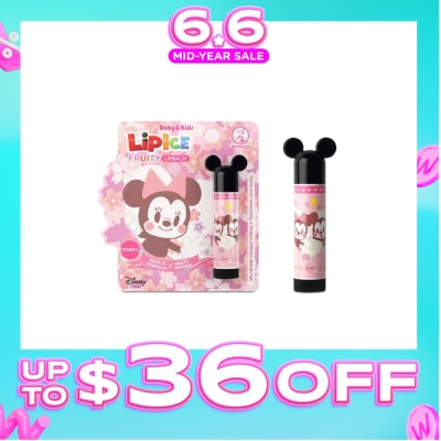MENTHOLATUM LIP - LIPICE Baby & Kids Strawberry (UV Protection, Gentle Formulation, extra care for children's delicate lips)3.5g