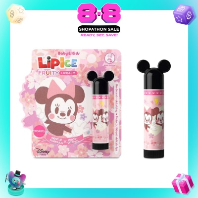 MENTHOLATUM LIP - LIPICE Baby & Kids Strawberry (UV Protection, Gentle Formulation, extra care for children's delicate lips)3.5g