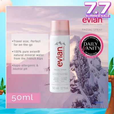 EVIAN Brumisateur Facial Spray 50ml