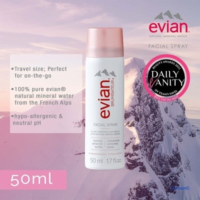 EVIAN Brumisateur Facial Spray 50ml