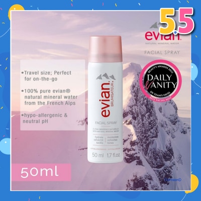 EVIAN Brumisateur Facial Spray 50ml