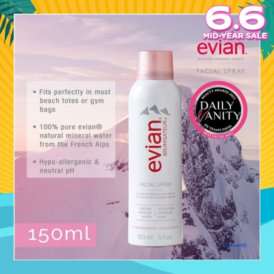 EVIAN Brumisateur Facial Spray 150ml