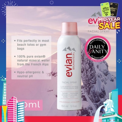 EVIAN Brumisateur Facial Spray 150ml