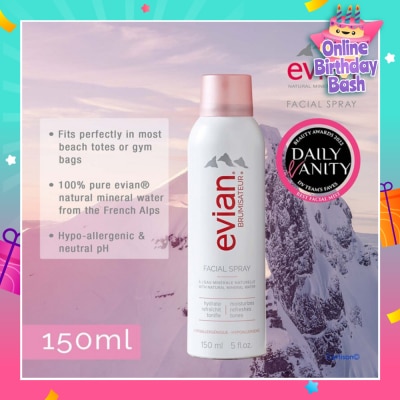 EVIAN Brumisateur Facial Spray 150ml