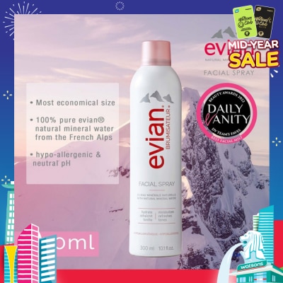 EVIAN Brumisateur Facial Spray 300ml