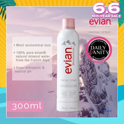 EVIAN Brumisateur Facial Spray 300ml