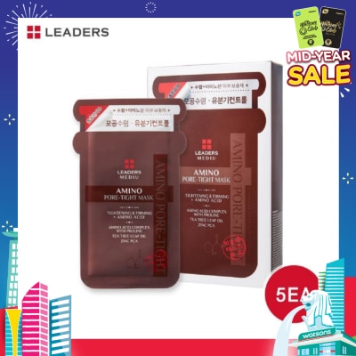 LEADERS INSOLUTION Mediu Amino Pore-tight Mask 5S