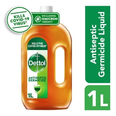 DETTOL Antiseptic Germicide Liquid (Kills 99.9% Germs) 1L