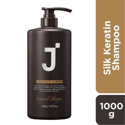 JSOOP Signature Silk Keratin Original Shampoo (Hydrolyzed Silk And Propolis Extract For Damaged Hair) 1000g