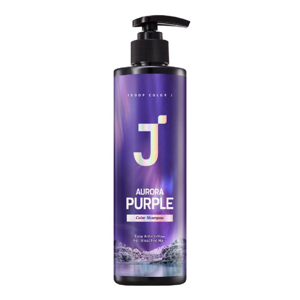 Color J Aurora Purple Shampoo (Enhance Hair Colour +  For Yellowish Coloured Hair) 380ml