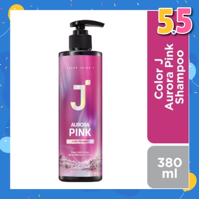 JSOOP Color J Aurora Pink Shampoo (Enhance Hair Colour +  For Greenish Coloured Hair) 380ml