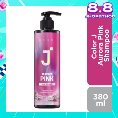 JSOOP Color J Aurora Pink Shampoo (Enhance Hair Colour +  For Greenish Coloured Hair) 380ml