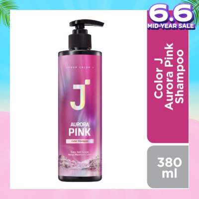 JSOOP Color J Aurora Pink Shampoo (Enhance Hair Colour +  For Greenish Coloured Hair) 380ml