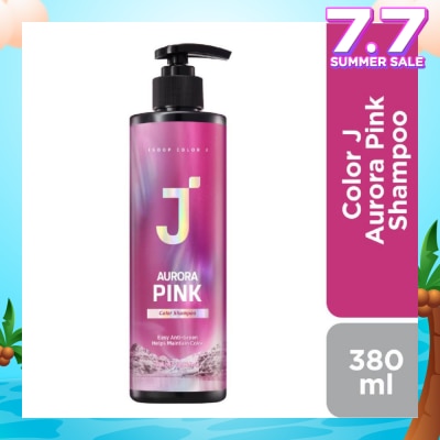 JSOOP Color J Aurora Pink Shampoo (Enhance Hair Colour +  For Greenish Coloured Hair) 380ml