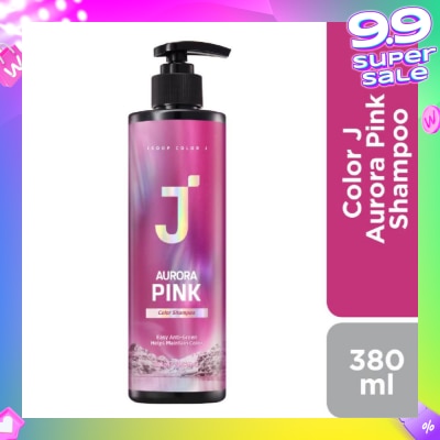 JSOOP Color J Aurora Pink Shampoo (Enhance Hair Colour +  For Greenish Coloured Hair) 380ml