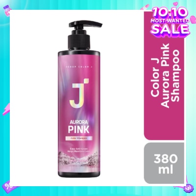 JSOOP Color J Aurora Pink Shampoo (Enhance Hair Colour +  For Greenish Coloured Hair) 380ml