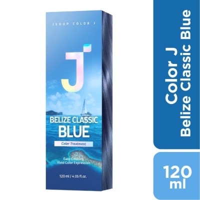 JSOOP Color J Treatment Belize Classic Blue (Coats Hair Surface Witth Vivid Colour +  Self-Hair Dye) 120ml